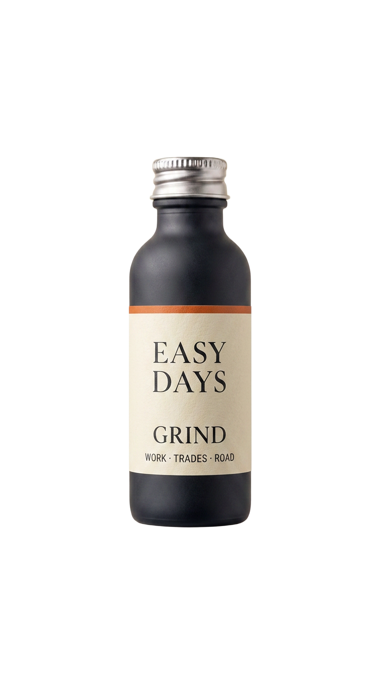 Easy Days GRIND — 2 oz functional shot rendering